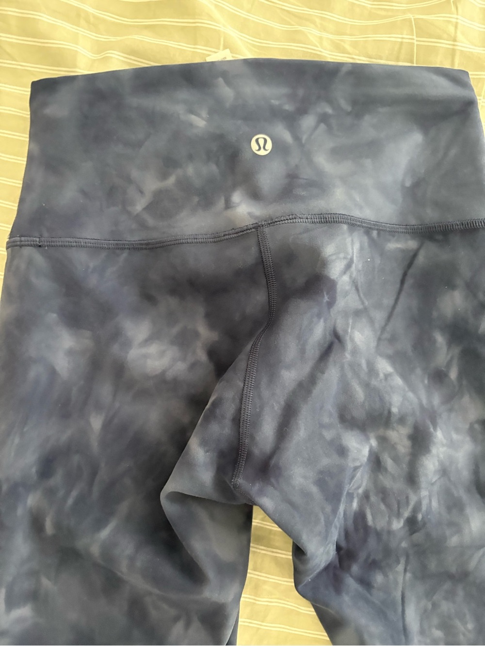 Lululemon wunder train High-Waist Diamond-Dye Navy Leggings - Picture 5 of 5